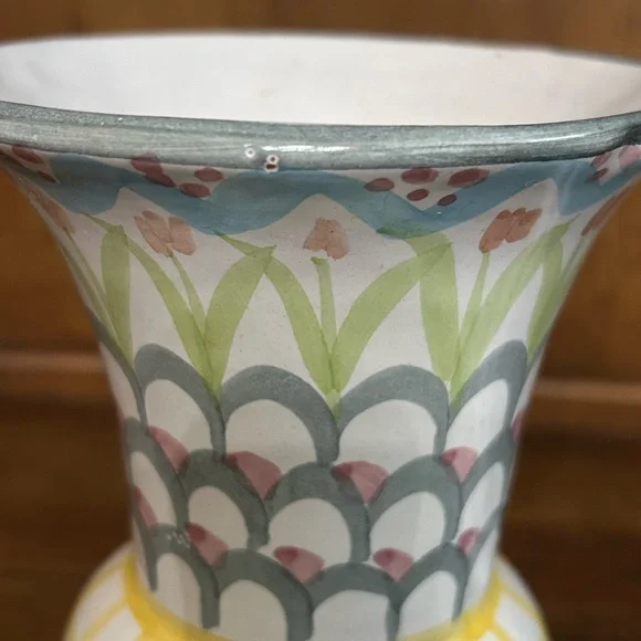 Vintage MacKenzie Childs Vase - King Ferry - Picture 6 of 8